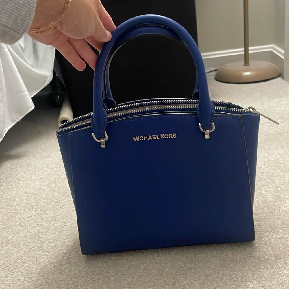 Royal Blue standing/crossbody handbag